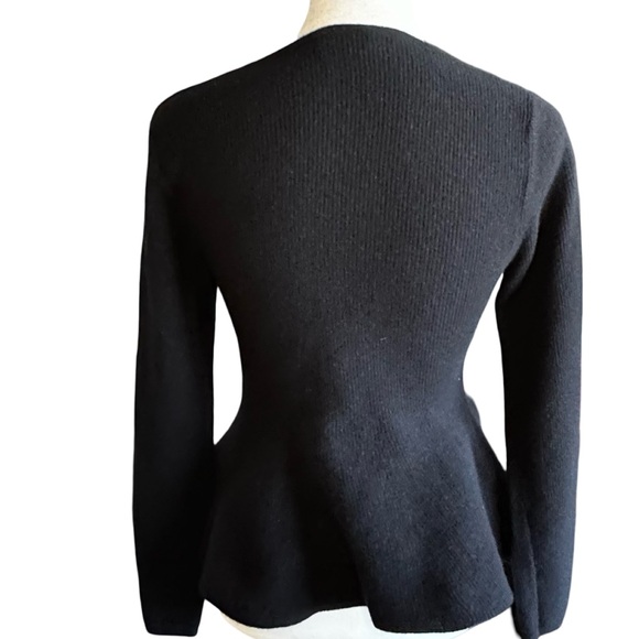 Rare Wool Black Sweater Sz M - Picture 4 of 11
